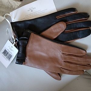 Kate Spade Leather Tech Gloves